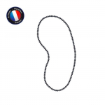 Kaelakee - Perlinea - AAA+ mageveekultuuritud p&auml;rl - Pool&uuml;mar 5-6 mm - Must - 60 cm