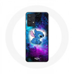 Coque Maniacase pour Samsung Galaxy A13 5G Stitch Ohana Citation Espace Color&eacute;