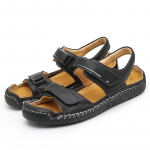 Nahast Meeste Rannasandaalid Suvised vabaaja vabaaja Spordisandaalid Libisemiskindlad Pehmed Matkatossud 38 punane