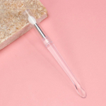 Mini silikoonist huulehari &uuml;mmarguse peaga pehmete juuste peitekreem Smudge Professional huulepulk, meik Beauty Tool, vedelik, 1 t&uuml;kk, 1. valik