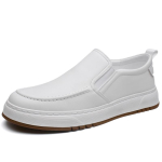 Moodsad Kevad-Suvised Meeste Mokassiinid Pehmed Vabaaja Nahast Mehelik Slip-on Korterid Moodsad Mitmek&uuml;lgsed Mehelikud S&otilde;idujalatsid Mokassiinid K&auml;imiskingad 38 must