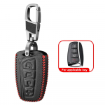 Auto PU nahast v&otilde;tme&uuml;mbrise hoidik Hyundai Grand Santa Fe 3 DM IX45 IX35 Genesis DH Grandeur Azera HG Equus 2013 2014 jaoks must