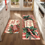 2 tk V&auml;simusevastased K&ouml;&ouml;givaibad Pidulik J&otilde;ulud Veekindel Libisemiskindel Paks Pehmendusega K&ouml;&ouml;gimatt Raskekaaluline Mugav Seisumatt K&ouml;&ouml;ki 40*60cm+40*120cm（2Pcs）