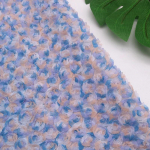 1 jard Kolmem&otilde;&otilde;tmeline roosi kroonlehtede tikandiga kangas 130 cm laius DIY kost&uuml;&uuml;m kleit s&uuml;nnip&auml;evapeo kaunistus tikandiga kangas