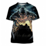 Uus &otilde;udusfilm Salem's Lot 3D-printimine Meeste l&uuml;hikeste varrukatega T-s&auml;rk Hip-hop Unisex Vabaaja O-kaelusega Vampiiri T-s&auml;rk Suvine mood XL