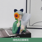 P&auml;evalille T&uuml;druku Kimbu Vaas Kaunistused Elutuba Veinikapp Telerikapp Kuivatatud Lilled Kunstlilled Dekoratsioon Kingitused roheline