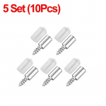 100/10 TK Isekeermestavad kruvikihilised plaadihoidikud Riidekapp vaheseinaklambrid Fikseeritud kruvidega riiuli tugipulgad koos libisemiskindla h&uuml;lsiga