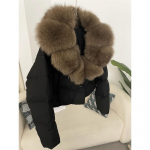 Kasukas naiste s&uuml;gistalvine valge pardi sulejope L&uuml;hike soe mantel S