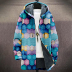 Men's thick zipper pocket jacket with pockets inserted into cotton jacket L