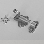 Automaatne uksepoldi riiv Koduakna v&auml;rava turvat&otilde;mber&otilde;ngas vedru p&otilde;rkuv uksepolt Automaatne riivi lukk must