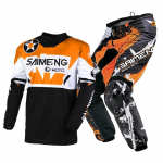 motokrossi k&auml;igukomplekt lastele 4 5 6 7 8 9 10 11 12 13 aastat Noor laps Mootorrattapoiss t&uuml;druk Jersey Pant Kits v&otilde;istluskost&uuml;&uuml;m Off-road Enduro MX MTB XL-26