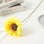 12 tk p&auml;evalilled kunstlilled 52cm siidist pika varrega p&auml;evalilled suvised p&auml;evalilled koju pulmadeks aiavaas peok&ouml;&ouml;gi sisehoovi kaunistamiseks valge