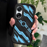 V&auml;rvitud muster Big Wave Edge pehme silikoon materjal Macaron telefoni &uuml;mbris p&otilde;rutuskindel kaitsev kummist &uuml;mbris OPPO Reno Realme jaoks OPPO A5 sinine