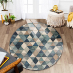 &Uuml;mmargune vaip elutoa kaunistus magamistoa diivan libisemiskindel p&otilde;randamatt arvutitooli p&otilde;randamatt diameter 120CM