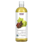 NOW Foods, Solutions, Grapeseed Oil, 16 fl oz (473 ml) white