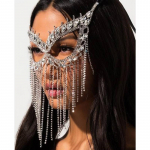 India tutiloormask n&auml;ole Naised Rhinestone n&auml;omaskid Masquerade tantsupeol banketi kaunistamine n&auml;o aksessuaarid Ehted