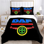 DAF Veoauto Voodipesu Se Tekikott Komplekt Padjap&uuml;&uuml;riga Kodu Tekstiil Twin Full Queen King Laste Kingitus 135X200cm-2pcs
