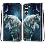 Luksuslik v&auml;rvitud nahast &uuml;mbris, rahakoti- ja raamatustiilis kaitse&uuml;mbris Samsung Galaxy S25 Ultra, S24, S23, S22, S21, S20 Ultra Plus, S21FE, S21Ultra, S22Ultra jaoks Samsung Galaxy S25