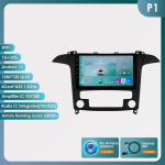 Hizpo 2din Android Auto Raadio Ford S-Max 2007 - 2015 jaoks Auto AC Auto Raadio Multimeedia Video M&auml;ngija GPS Navi Peaseade Carplay 4G BT RDS intelligentne DVR P1 4Core 1G 32G AI
