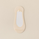 Naiste j&auml;&auml;siidist paadi sokid suvised &otilde;hukesed puuvillased p&otilde;hjaga libisemisvastased hingavad n&auml;htamatud sokid One size valge