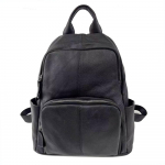 Nahast Seljakott Naiste Must Lehma Nahk Naiste Seljakott Mitmek&uuml;lgne Pehme Nahk Seljalukk Vargusvastane Disain Naiste Kott must