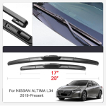 2 tk Autoklaasi KummiPuhasti Tera NISSAN Altima ARIYA JUKE LEAF MARCH MICRA NOTE NV200 SENTRA VERSA jaoks Autotarvikud black