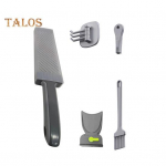 Lihal&otilde;ikur Reguleeritava paksusega lihal&otilde;ikur koos teritajaga k&ouml;&ouml;giviljal&otilde;ikuriga koduk&ouml;&ouml;gi roostevabast terasest mitmek&uuml;lgne viilutamist&ouml;&ouml;riist hall