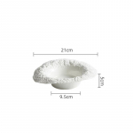 Kalju tekstuuriga keraamiline p&otilde;hiroog taldrik hotell restoran majapidamine &otilde;htus&ouml;&ouml;k taldrik Pasta salat seenesupp taldrikud m&uuml;tsikujuline kauss