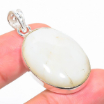 Rainbow Moonstone Handmade 925 Sterling Silver Gift Pendant 1.65 g7e15