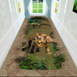 3D elutuba Ilus maastik P&otilde;randamatt Vaip Magamistuba T&auml;isvoodi voodi k&otilde;rval roomav matt diivanilaud sissep&auml;&auml;su uksematt 120*160cm