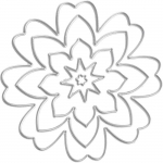 Creotime fleur de moule coup&eacute;e 0,5-8 cm