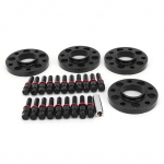 4 tk 20 mm rummukeskse rattavahepuksi komplekt asendus F-seeria F30 F32 F33 F80 jaoks Must must