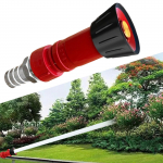 Red Hose Nozzle for High Pressure Watering in Gardens And Lawns 1.9 cm