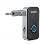 T&auml;iustatud Bluetooth 5.4 Auto AUX Heliadapter HiFi Stereo Muusika Juhtmevaba Vastuv&otilde;tja Saatja 3.5MM Mikrofoniga K&auml;ed vabad Autokomplekti K&otilde;lar TV PC jaoks must