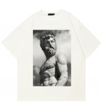T&auml;navar&otilde;ivad Funny Graphic T-s&auml;rk Puuvillane T-s&auml;rk Unisex Topid Tees Suvine l&uuml;hikeste varrukatega T-s&auml;rk S valge