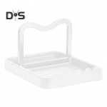 Poti kaane hoidik N&otilde;ude riiul Libisemiskindel disain Lihtne puhastada K&ouml;&ouml;gilett Kokkupandav Panni kaane organiseerimisalus must