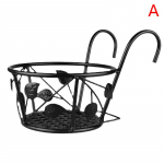 V&auml;ljas rippuv korv Taimede rauast nagid piirdeaed r&otilde;du &uuml;mmargused lillepotid rippuvad istutusaluse hoidik Aiakaunistus