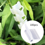 100 Pieces Garden Grafting Clips Eggplant Clamp Easy to Use Tomato Trellis for Beans 2mm