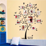 100 * 120 cm 3D DIY eemaldatav fotopuu PVC seinakleebised / kleepuvad seinakleebised Seinakunst Kodukaunistus