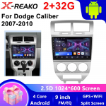 Dodge Caliber 2007-2010 jaoks Android 2 Din Autoraadio Carplay 4G+WIFI GPS Autoraadio Navigatsioon Multimeedia Video M&auml;ngija Stereo BT 4 core 2GB+32GB carplay
