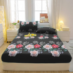1 Lihtne Moodne Taimede Lilledega Prinditud Matt Paigaldatav Lakan, Magamistoa Prinditud Voodikate, Voodipesu (V&auml;lja arvatud padjap&uuml;&uuml;rid) 71x132cm