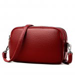 Ehtne nahk naistele Uus moekas vabaaja v&auml;ike ruudukujuline messenger-k&auml;ekott &Uuml;lemise kihi veisenahast &otilde;la-crossbody kott 19cm 13cm 5cm