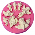 Angel Baby Silikoonvormid Savist kommivormid Fondant-koogikaunistused T&ouml;&ouml;riistad DIY koogik&uuml;psetusvormid