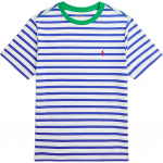 Polo Ralph Lauren Triibuline &Uuml;mmarguse Kaelusega L&uuml;hikeste Varrukate T-s&auml;rk Laste pealisr&otilde;ivad Sinine CWPOTSHY8020997100 L