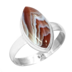925 Sterling H&otilde;bes&otilde;rmus Naistele Kivist K&auml;sit&ouml;&ouml;ehe Yst&auml;v&auml;np&auml;iv&auml; Kingitus Amazoniit Angelit Sinine Opaal Botswana Agate Mohave Azuriit Kr&uuml;sokoll 11.5