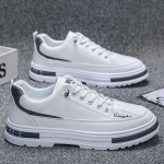 Uued kevadised paksu tallaga kingad meeste spordi vabaajajalatsid moekad meeste kingad valged kingad meeste trendikad &uuml;ksikud kingad 46