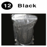 1kg 1 v&auml;rv 16 v&auml;rvi hulgast v&auml;rvilist liiva (liivav&auml;rv, v&auml;rviline liiv, akvaariumi kunstimaterjalid jne.) must