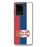 Coque T&eacute;l&eacute;phone - Samsung - Galaxy S20 - Drapeau Serbie - Souple - Mitmev&auml;rviline