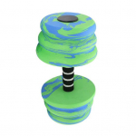 1/2 tk Veispordi hantlid Vees treenimine Lihtsalt haaratavad vahtkummist hantlid K&otilde;rge tihedusega EVA Fitness hantlid 2pcs