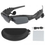 V&auml;lismuusika ja k&otilde;nede 4.1 stereo Bluetooth-k&otilde;rvaklapid polariseeritud p&auml;ikeseprillid ruumilise heli k&otilde;rvaklapid spordi jalgrattas&otilde;idu heliprillid must